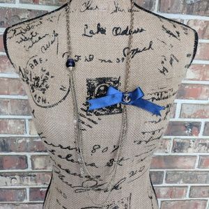 Nautical Anchor layered necklace